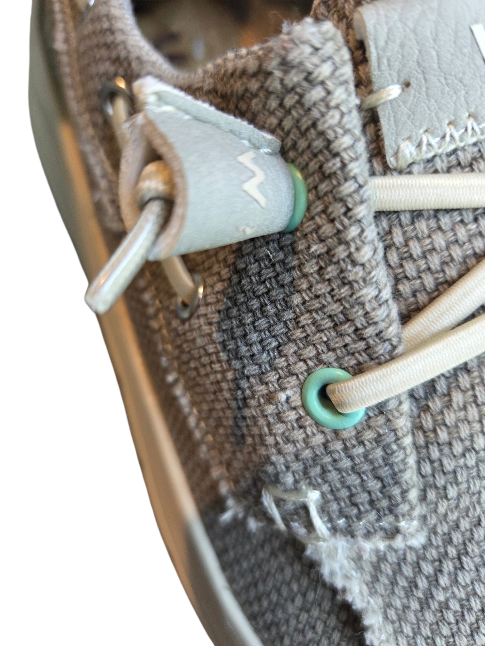 Woz James Bold Taupe Men’s Boat Shoes - Picture 7 of 14